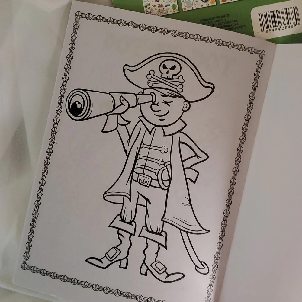 Pirate & Ocean Themed Kids Activity‎ Book Set